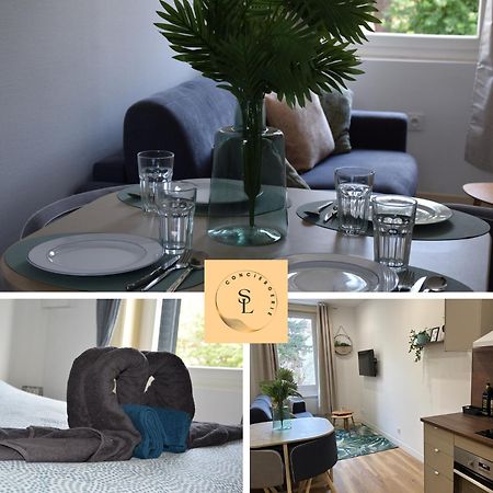 Elegant T2 A Bron, Tramway A 2Min, Box Parking, 4Personnes Lägenhet Exteriör bild
